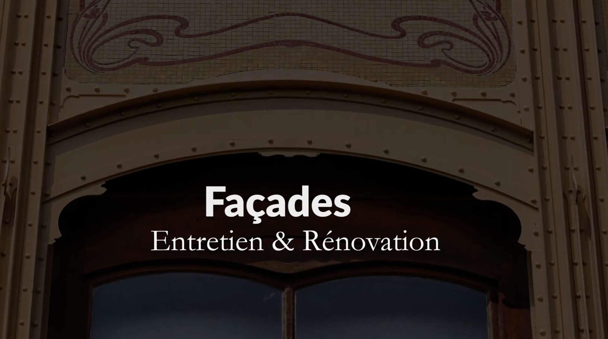 Façades bruxelloises - Entretien & Rénovation